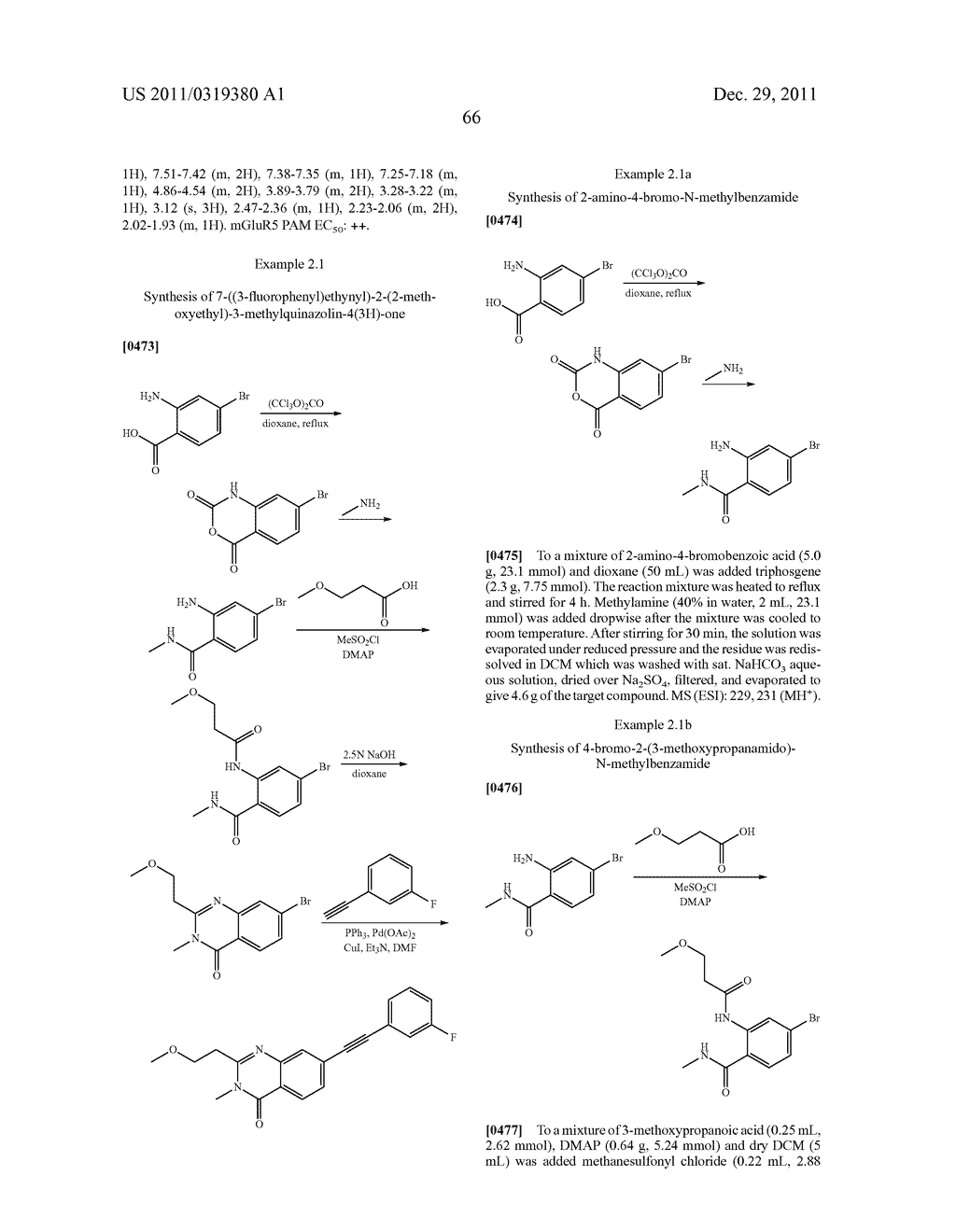 Compounds for Treating Disorders Mediated by Metabotropic Glutamate     Receptor 5, and Methods of Use Thereof - diagram, schematic, and image 67