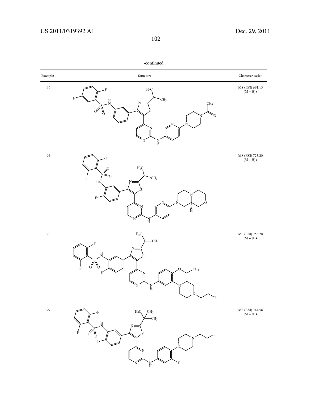 Thiazole Sulfonamide And Oxazole Sulfonamide Kinase Inhibitors - diagram, schematic, and image 104