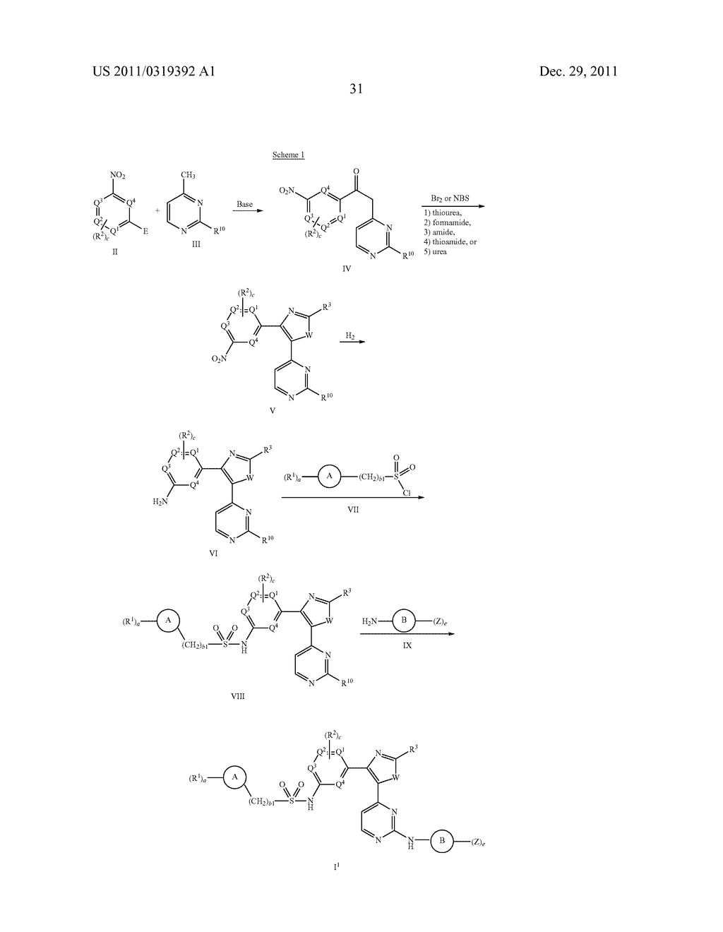 Thiazole Sulfonamide And Oxazole Sulfonamide Kinase Inhibitors - diagram, schematic, and image 33