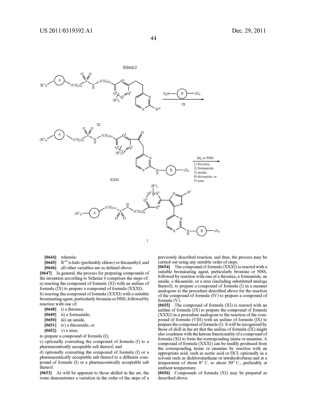 Thiazole Sulfonamide And Oxazole Sulfonamide Kinase Inhibitors - diagram, schematic, and image 46