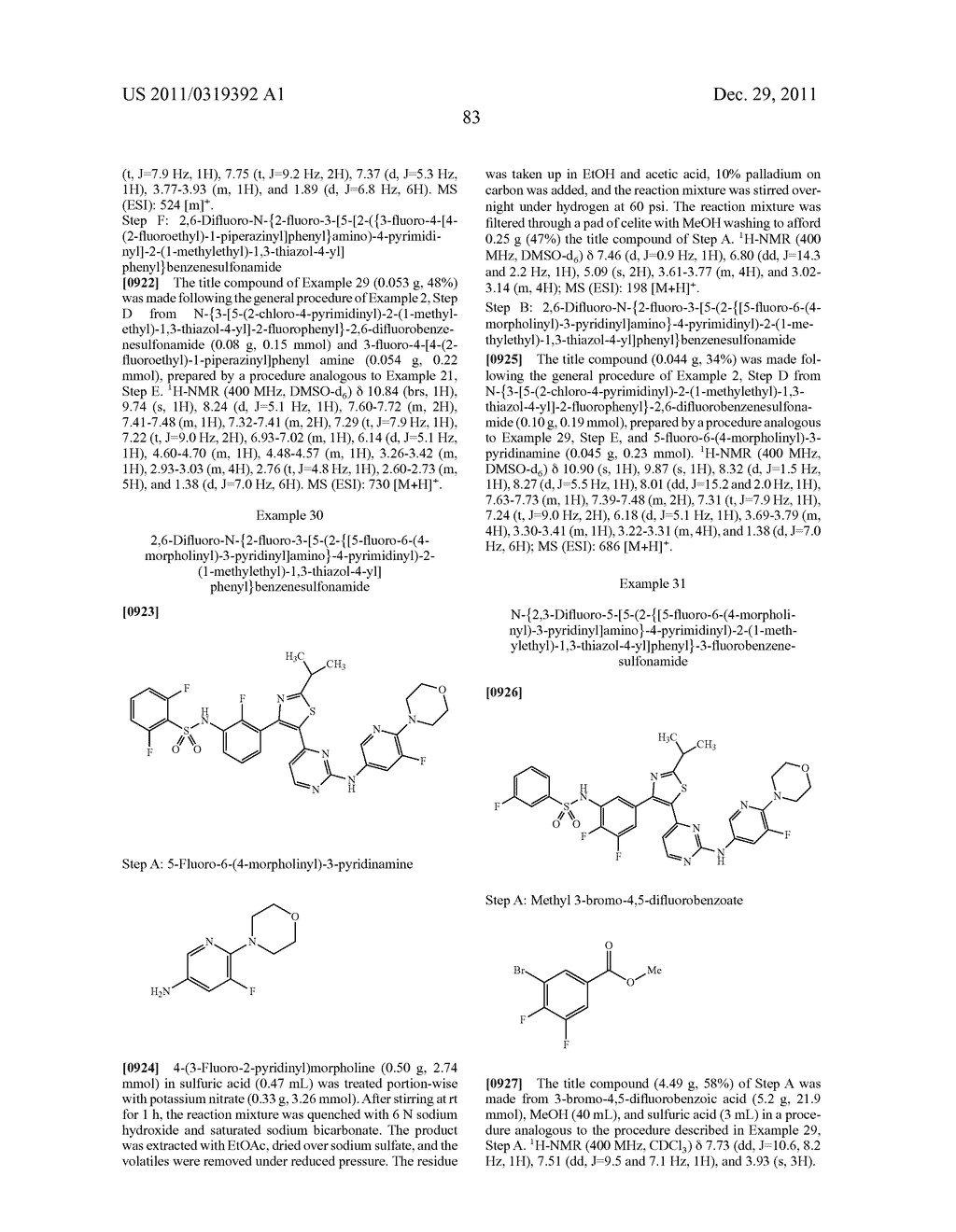 Thiazole Sulfonamide And Oxazole Sulfonamide Kinase Inhibitors - diagram, schematic, and image 85