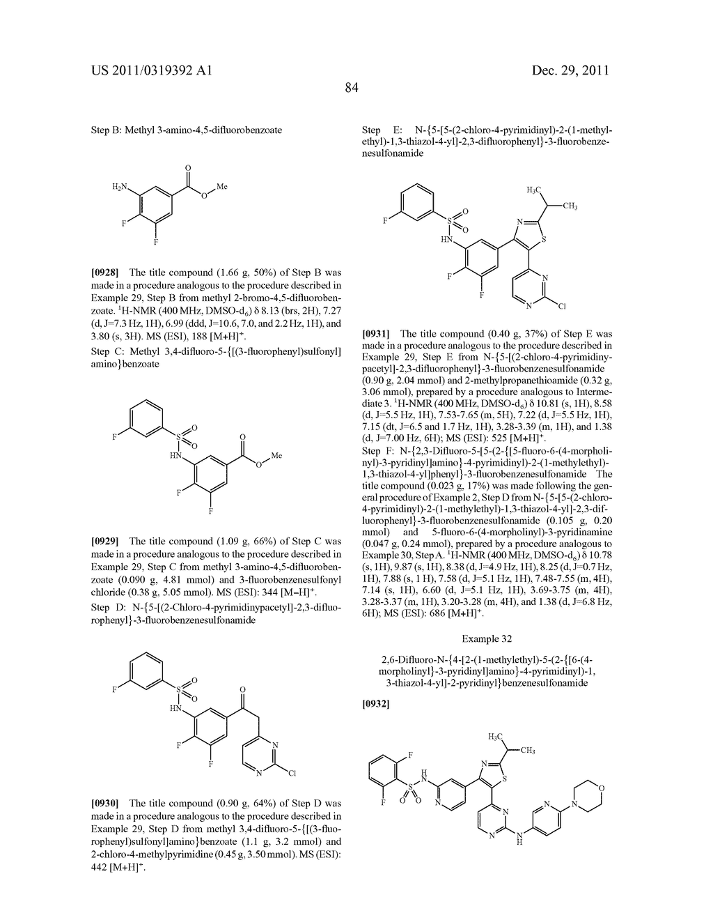 Thiazole Sulfonamide And Oxazole Sulfonamide Kinase Inhibitors - diagram, schematic, and image 86