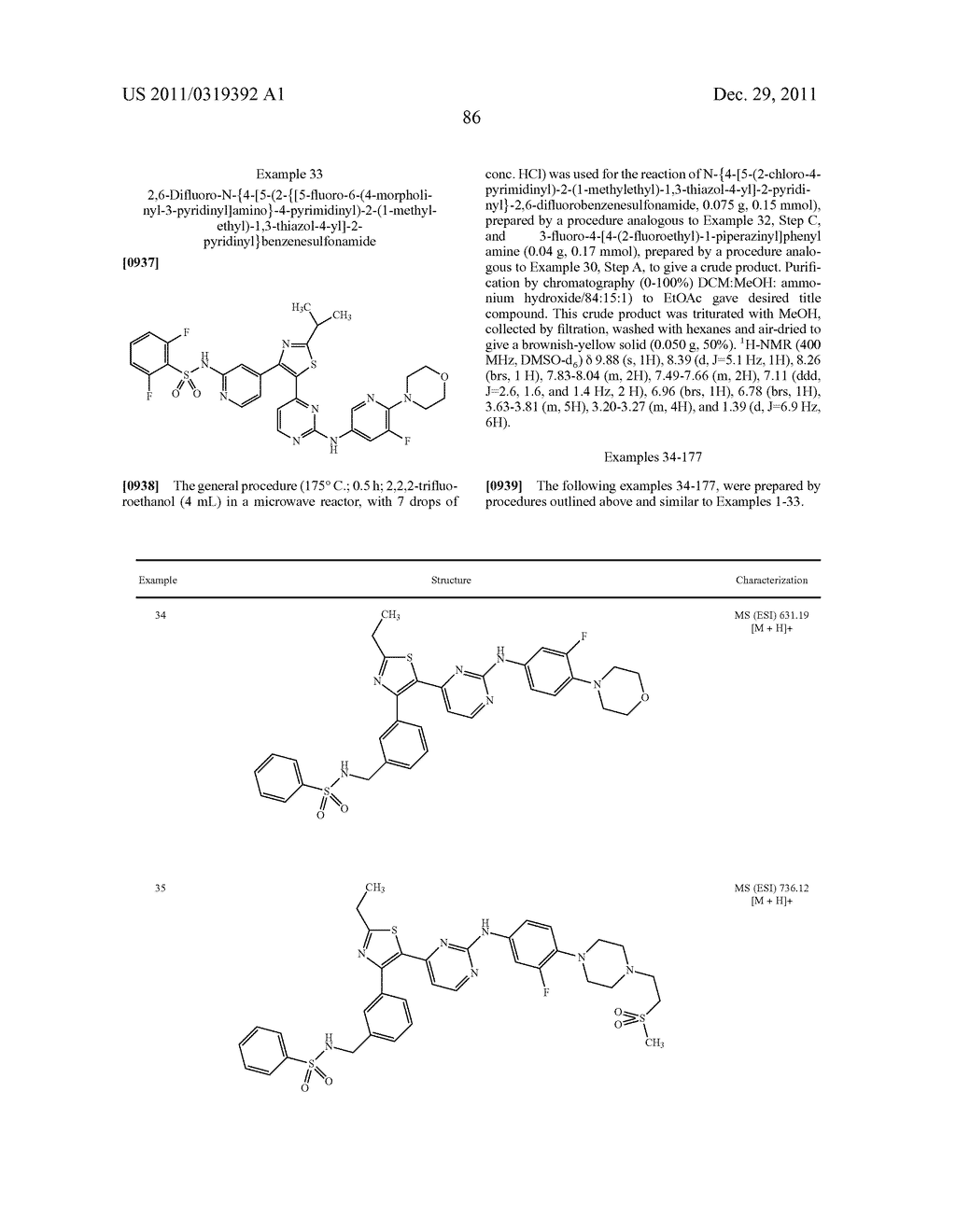 Thiazole Sulfonamide And Oxazole Sulfonamide Kinase Inhibitors - diagram, schematic, and image 88