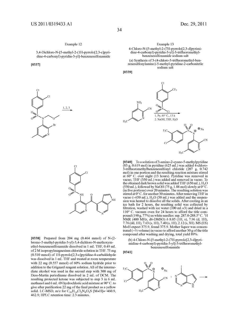 FUSED HETEROARYL PYRIDYL AND PHENYL BENZENESUFLONAMIDES AS CCR2 MODULATORS     FOR THE TREATMENT OF INFLAMMATION - diagram, schematic, and image 36