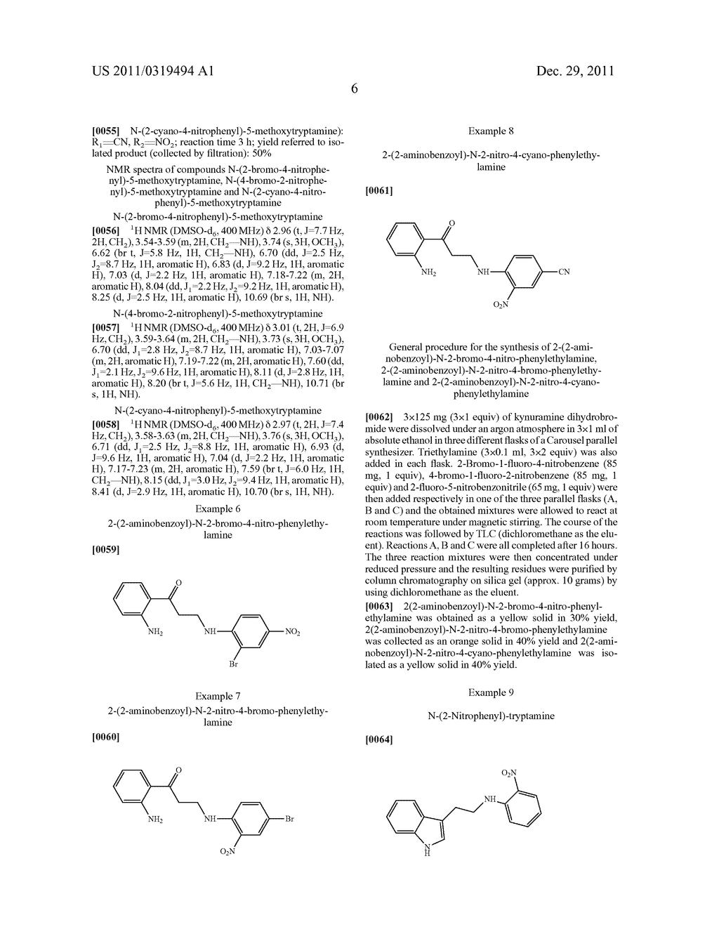 Substituted Aryl-Indole Compounds and Their Kynurenine/Kynuramine-Like     Metabolites As Therapeutic Agents - diagram, schematic, and image 07