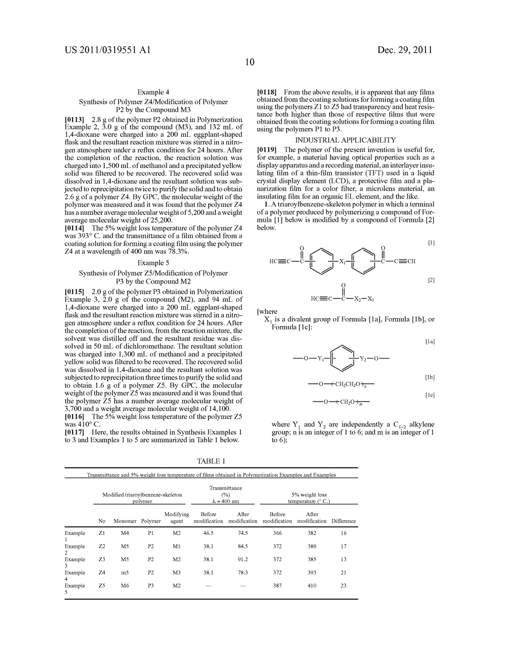 MODIFIED TRIAROYLBENZENE-SKELETON POLYMER - diagram, schematic, and image 11