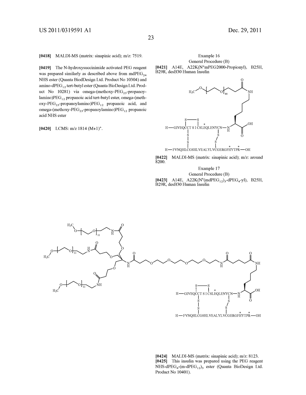 PEGYLATED, EXTENDED INSULINS - diagram, schematic, and image 31