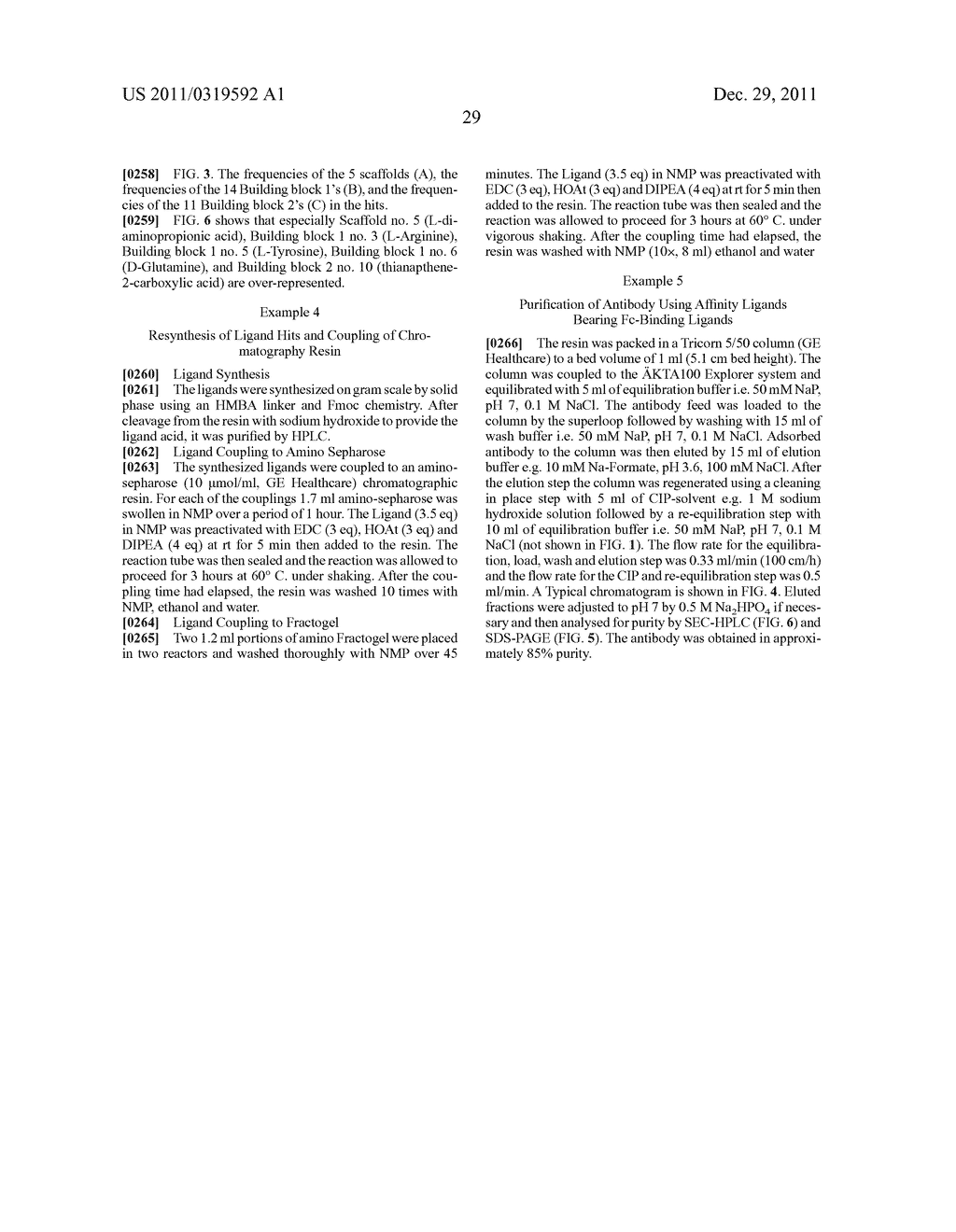 Process for the Purification of Antibodies Using Affinity Resins     Comprising Specific Ligands - diagram, schematic, and image 36