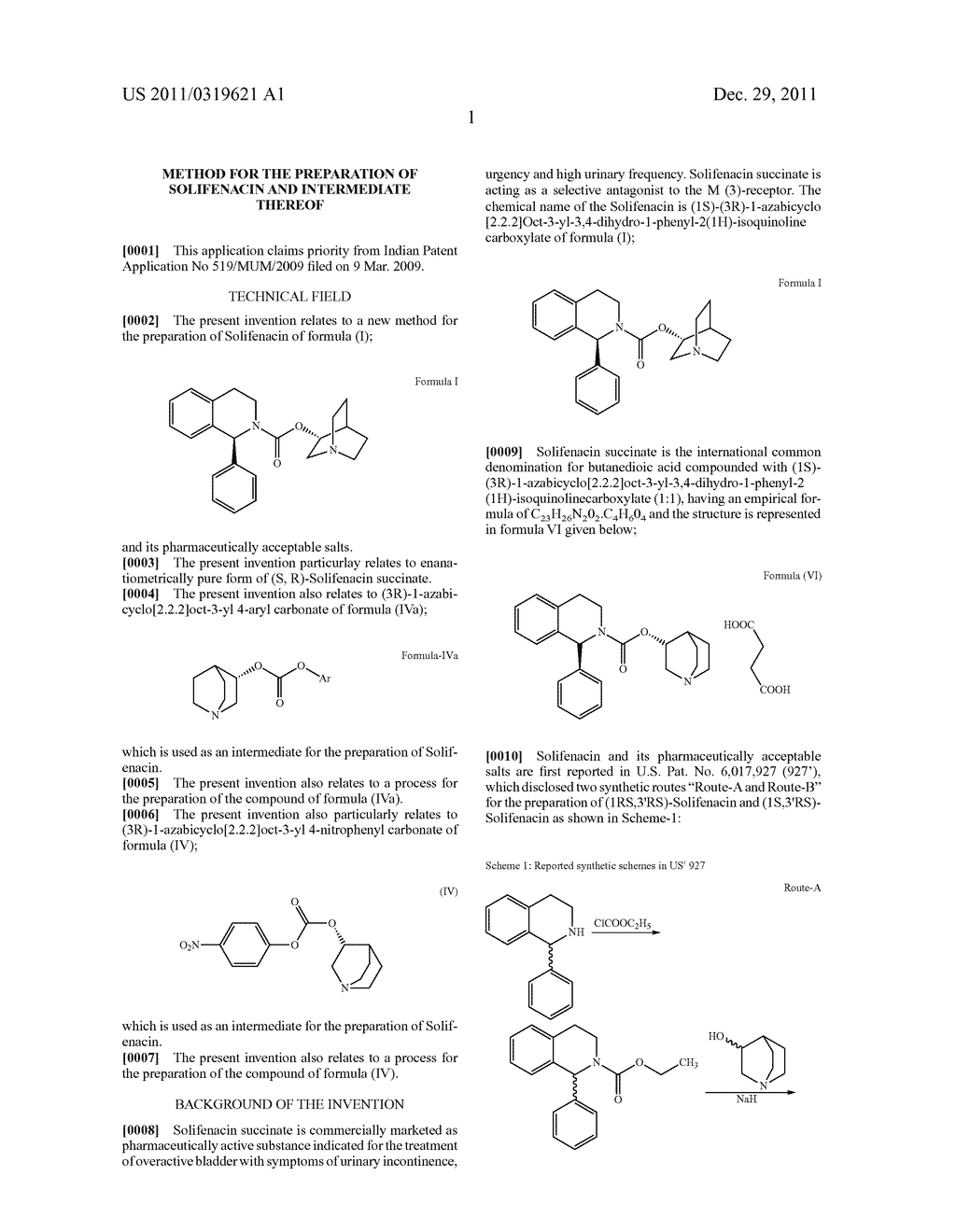 METHOD FOR THE PREPARATION OF SOLIFENACIN AND INTERMEDIATE THEREOF - diagram, schematic, and image 02