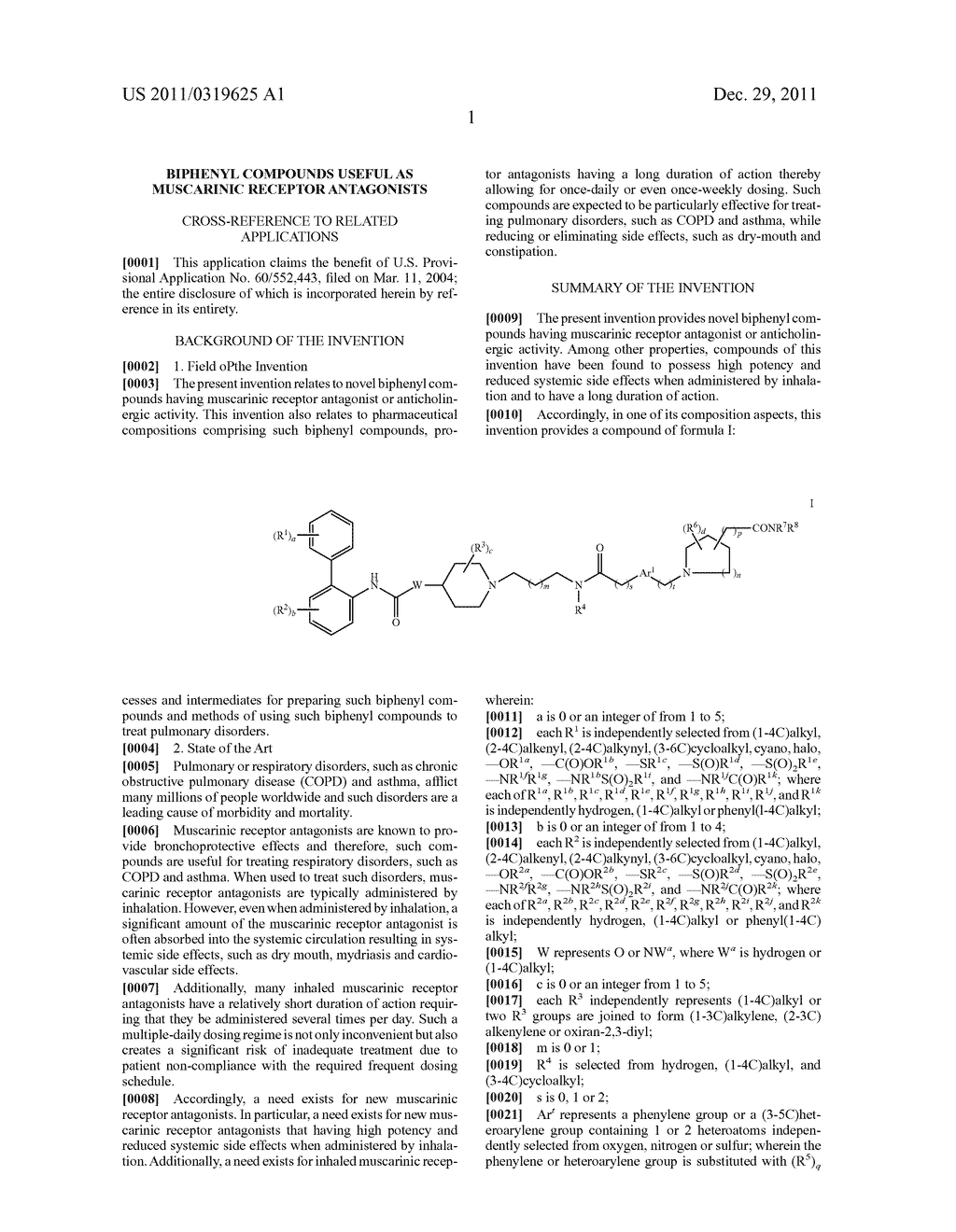 BIPHENYL COMPOUNDS USEFUL AS MUSCARINIC RECEPTOR ANTAGONISTS - diagram, schematic, and image 02