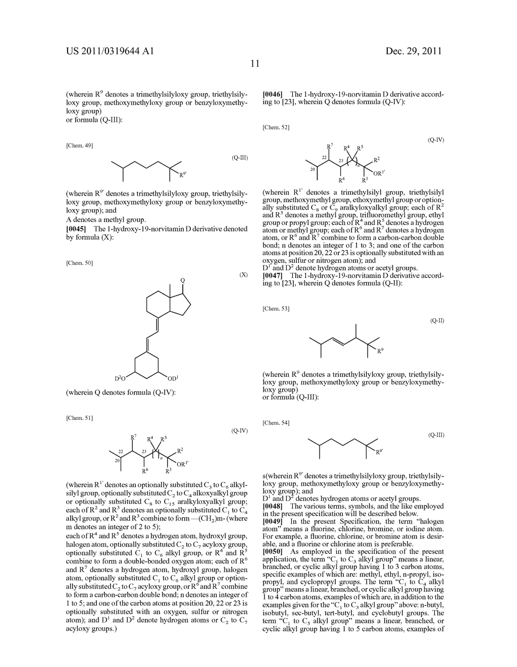 PROCESS FOR PRODUCTION OF 1-HYDROXY-19-NORCYCLOVITAMIN D DERIVATIVE AND     INTERMEDIATE FOR THE PRODUCTION - diagram, schematic, and image 12