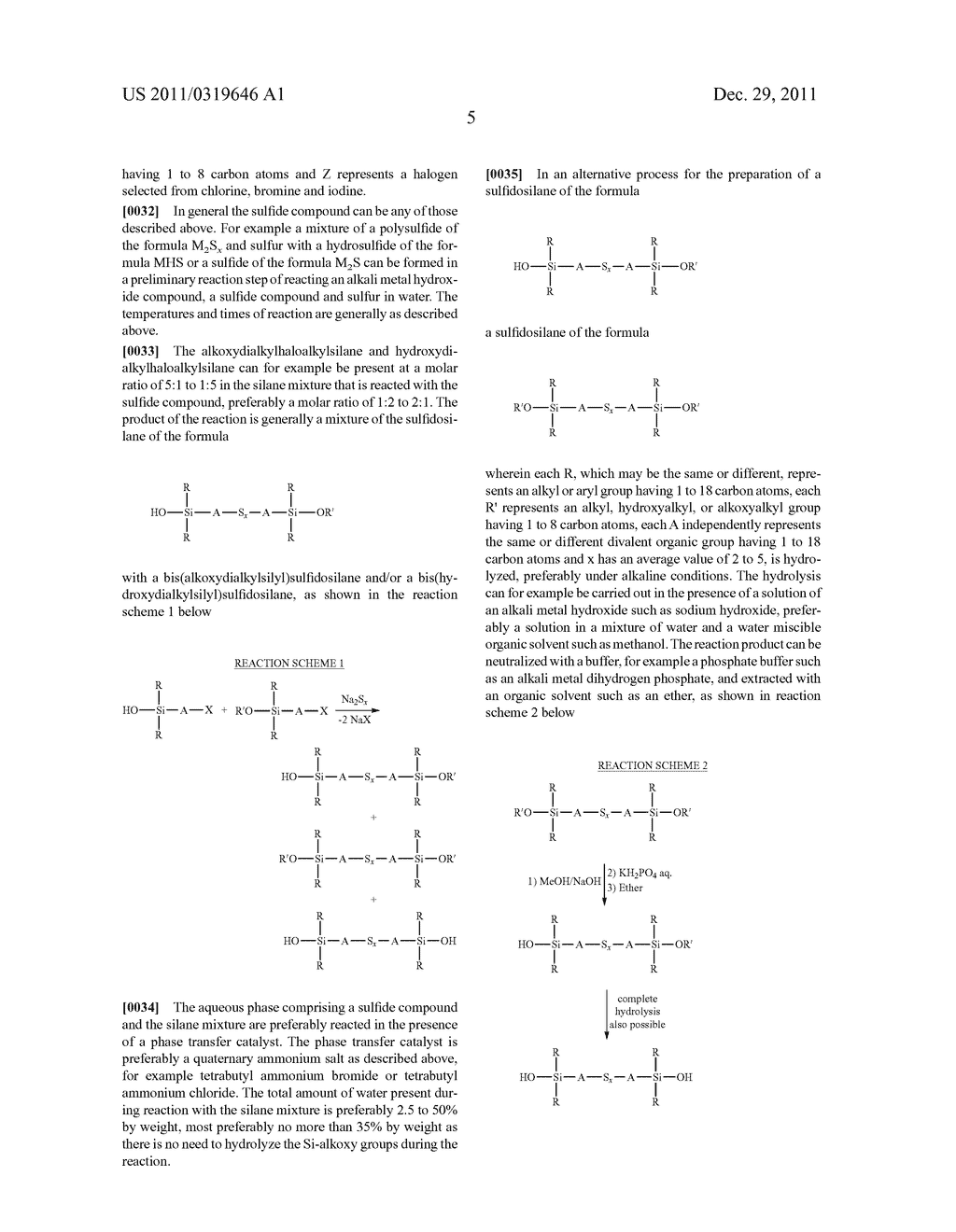 PREPARATION OF SULFIDOSILANES - diagram, schematic, and image 06