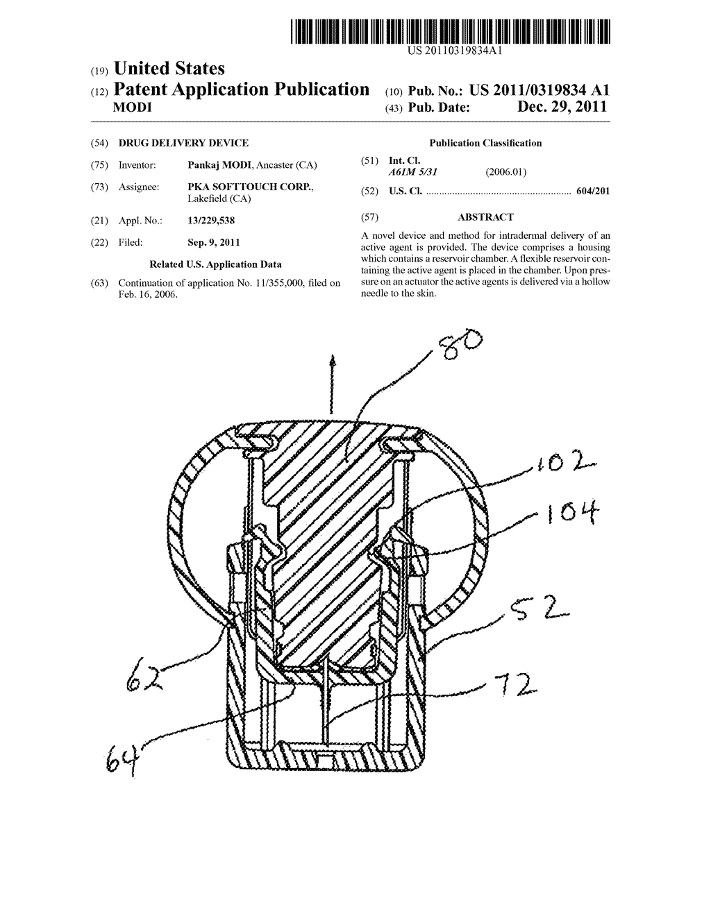 DRUG DELIVERY DEVICE - diagram, schematic, and image 01