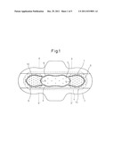 THIN ABSORPTIVE ARTICLE diagram and image