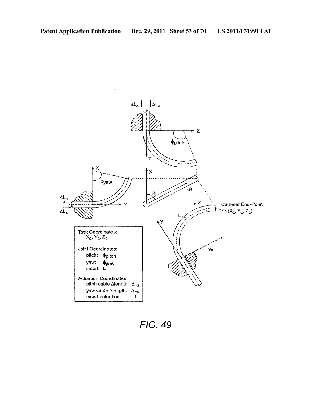 METHODS AND DEVICES FOR CONTROLLING A SHAPEABLE INSTRUMENT - diagram, schematic, and image 54