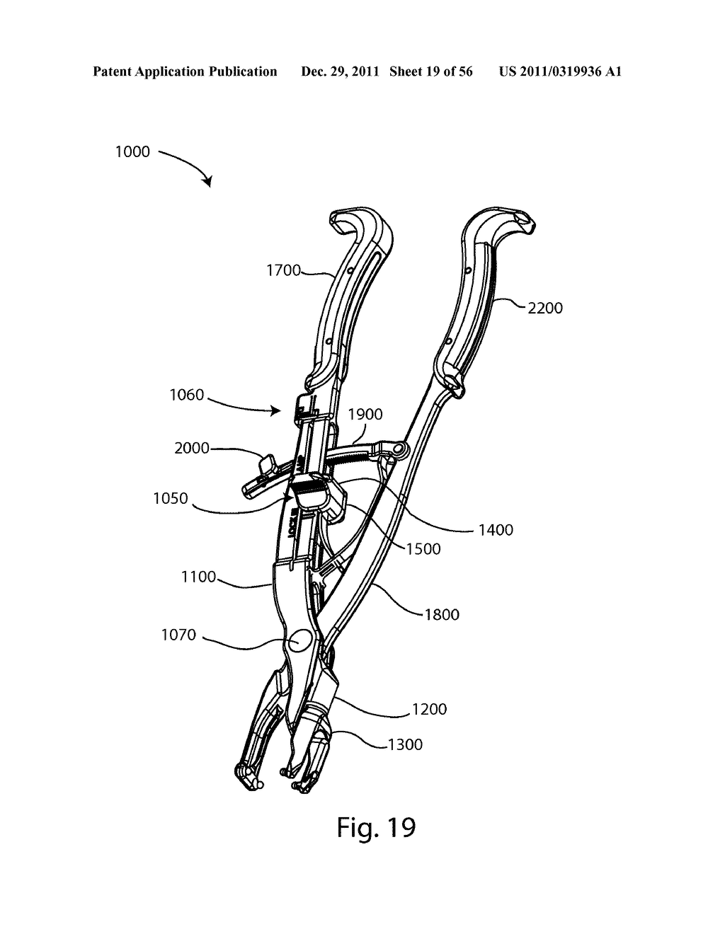 SPINOUS PROCESS FUSION IMPLANTS AND INSERTION, COMPRESSION, AND LOCKING     INSTRUMENTATION - diagram, schematic, and image 20