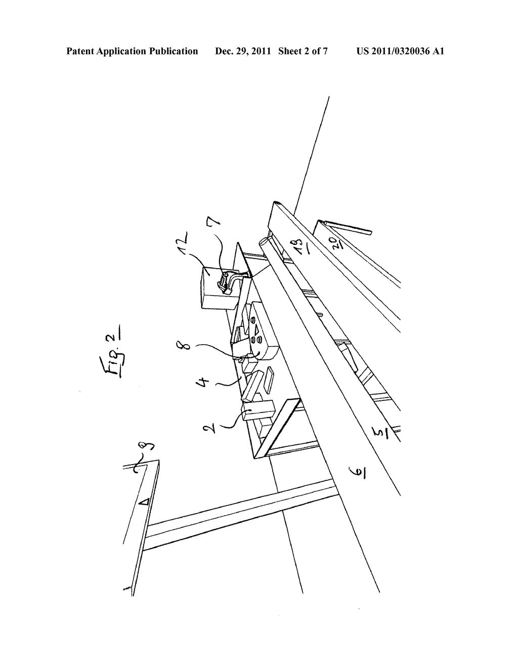 DEVICE AND PROCESS FOR RECOGNIZING AND GUIDING INDIVIDUALLY PACKAGED     PRODUCTS WITH A CODE - diagram, schematic, and image 03