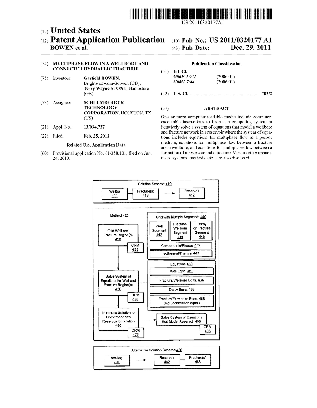 MULTIPHASE FLOW IN A WELLBORE AND CONNECTED HYDRAULIC FRACTURE - diagram, schematic, and image 01