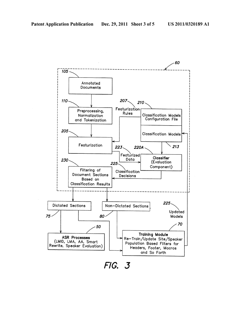 SYSTEMS AND METHODS FOR FILTERING DICTATED AND NON-DICTATED SECTIONS OF     DOCUMENTS - diagram, schematic, and image 04