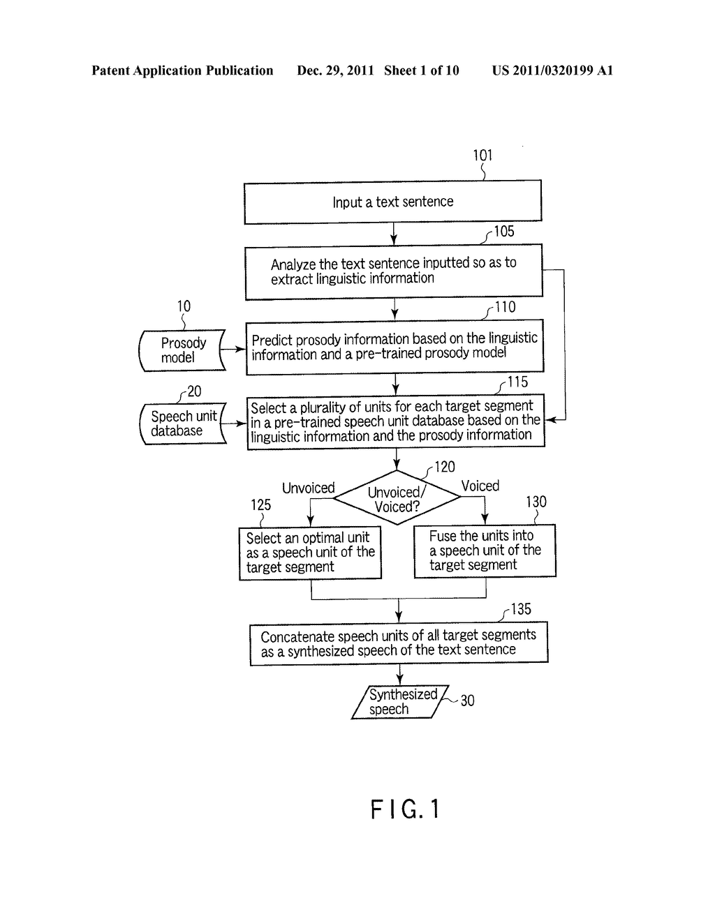 METHOD AND APPARATUS FOR FUSING VOICED PHONEME UNITS IN TEXT-TO-SPEECH - diagram, schematic, and image 02