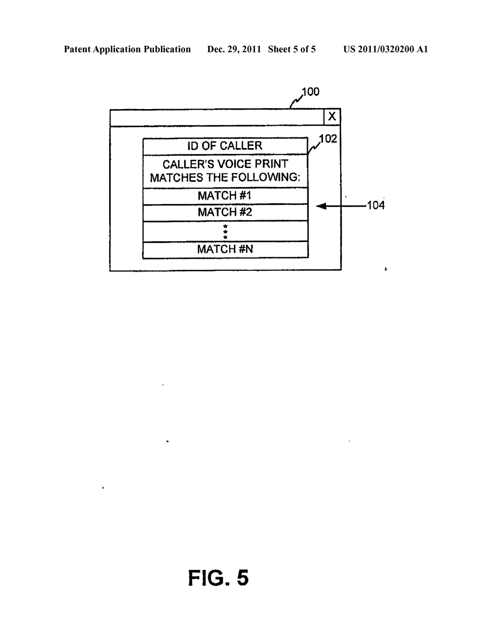 SPEAKER RECOGNITION IN A MULTI-SPEAKER ENVIRONMENT AND COMPARISON OF     SEVERAL VOICE PRINTS TO MANY - diagram, schematic, and image 06