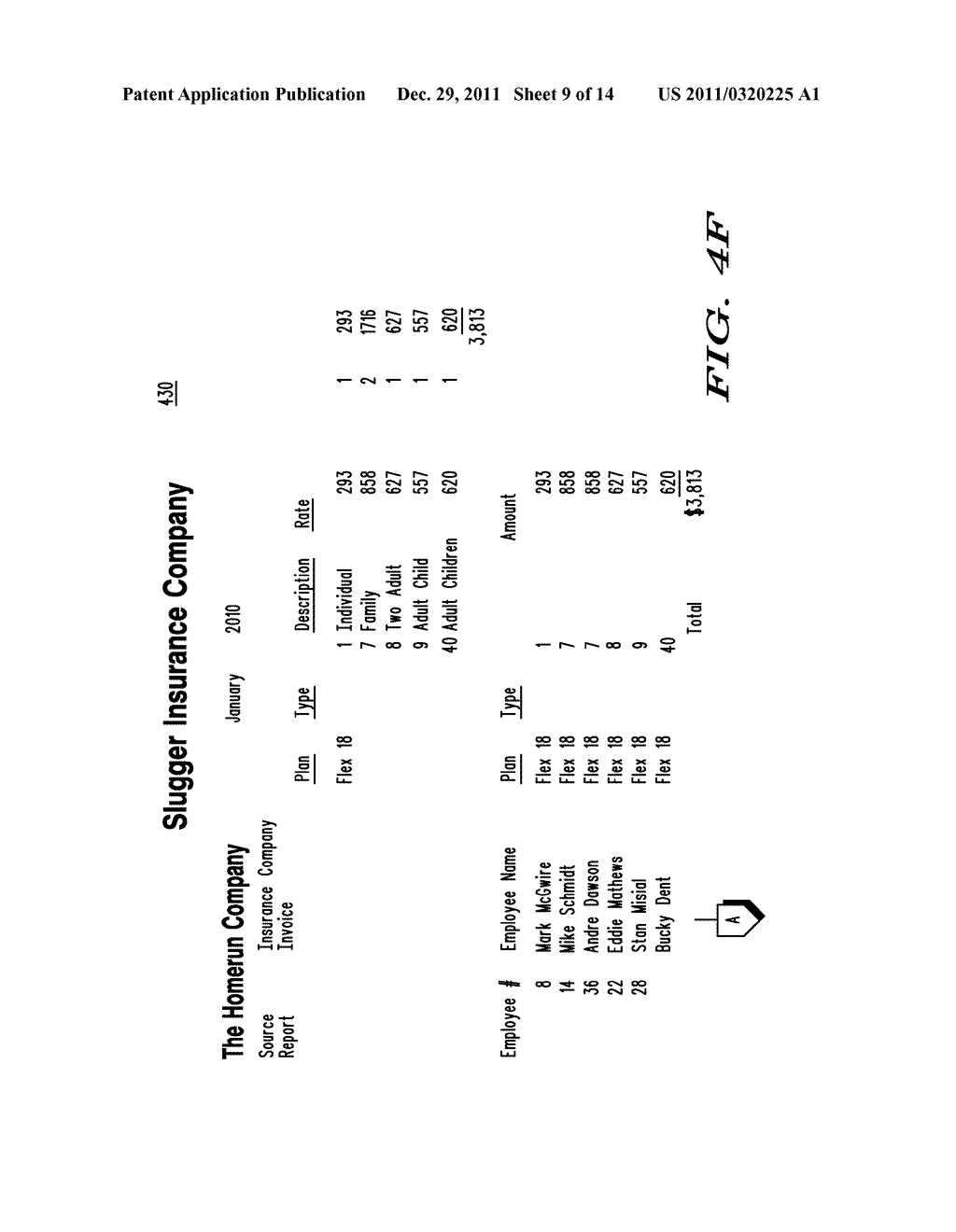 METHOD AND APPARATUS FOR AUTOMATIC HEALTHPLAN DATA RETRIEVAL AND     RECONCILIATION USING A PROCESSING DEVICE - diagram, schematic, and image 10