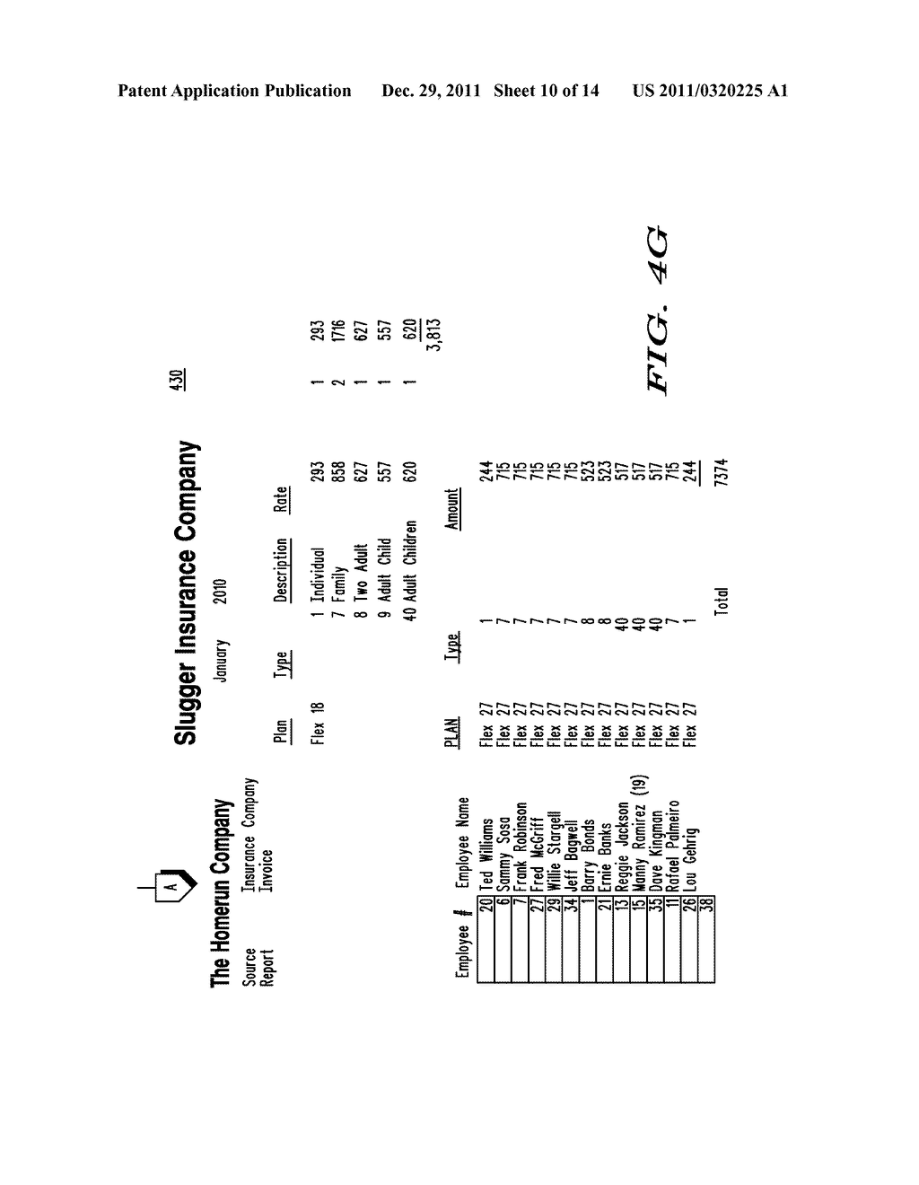 METHOD AND APPARATUS FOR AUTOMATIC HEALTHPLAN DATA RETRIEVAL AND     RECONCILIATION USING A PROCESSING DEVICE - diagram, schematic, and image 11