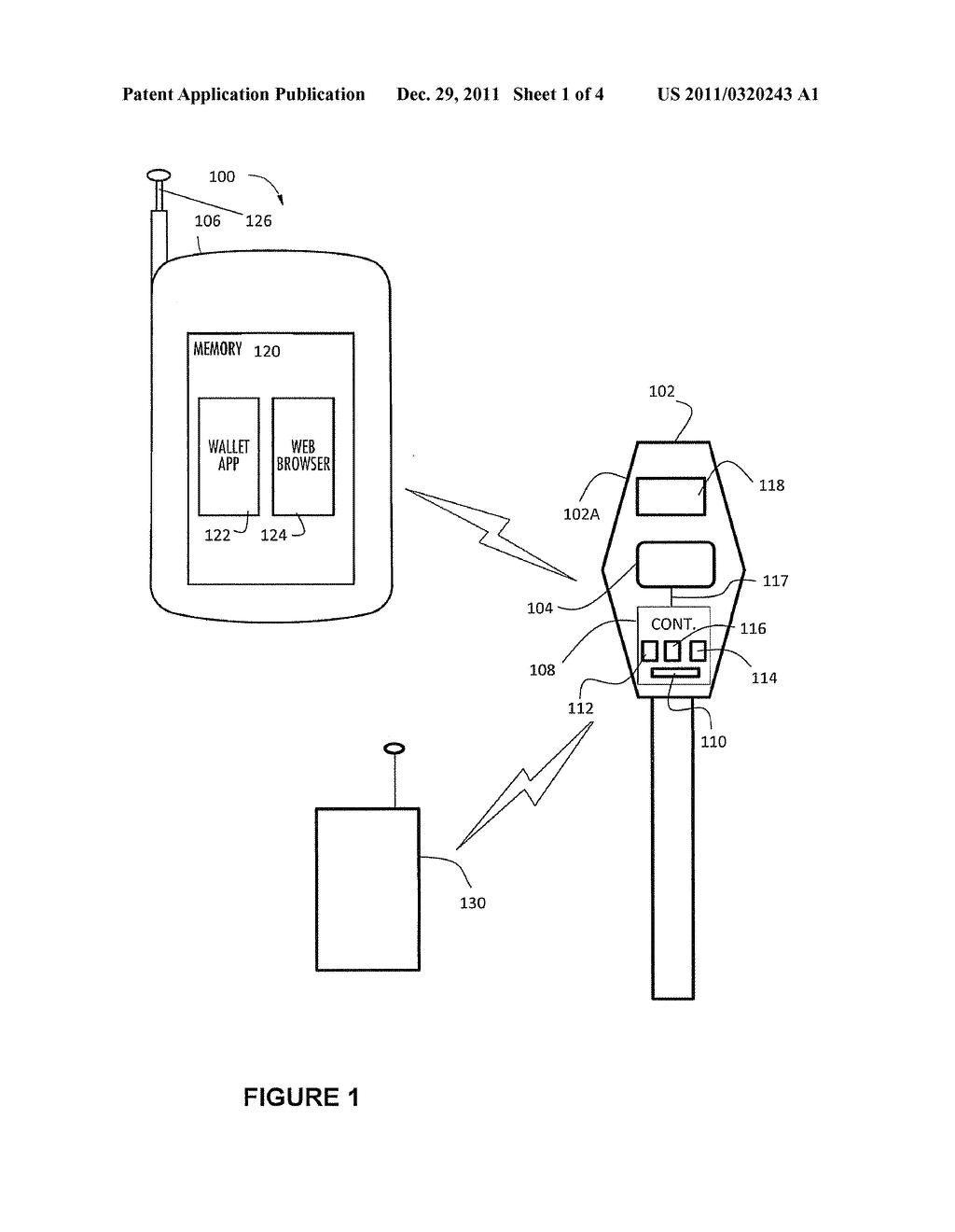 SYSTEMS, METHODS, APPARATUSES, AND COMPUTER PROGRAM PRODUCTS FOR     FACILITATING RESERVATION FOR A PARKING SPACE WITH A NEAR FIELD     COMMUNICATION-ENABLED DEVICE - diagram, schematic, and image 02