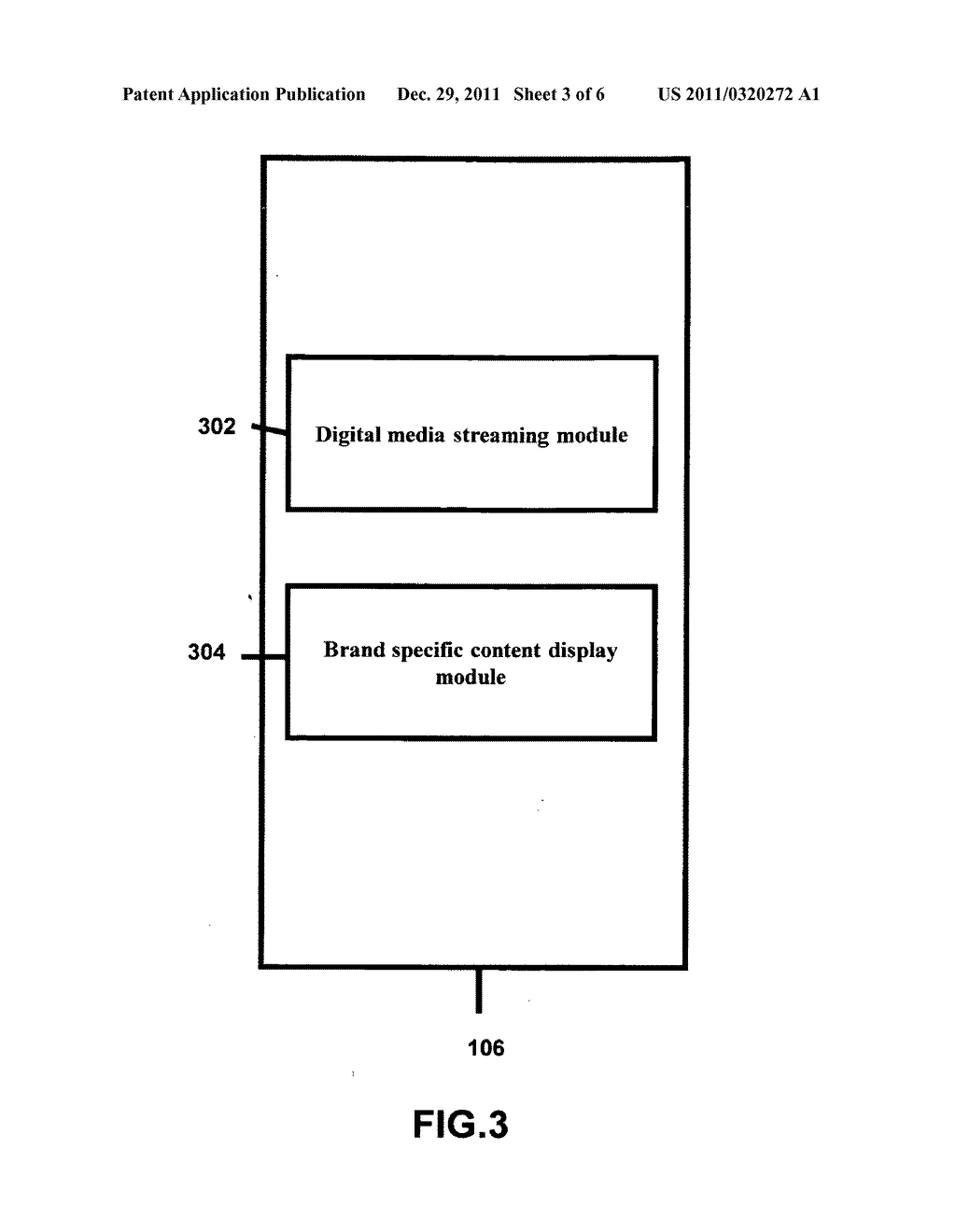 System and Method for Advertisement of Brand Specific Content on a Media     Player Graphical User Interface - diagram, schematic, and image 04