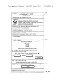 COMMUNITY GIFT SYSTEM, INFORMATION PROCESSING METHOD, AND INFORMATION     PROCESSING PROGRAM diagram and image