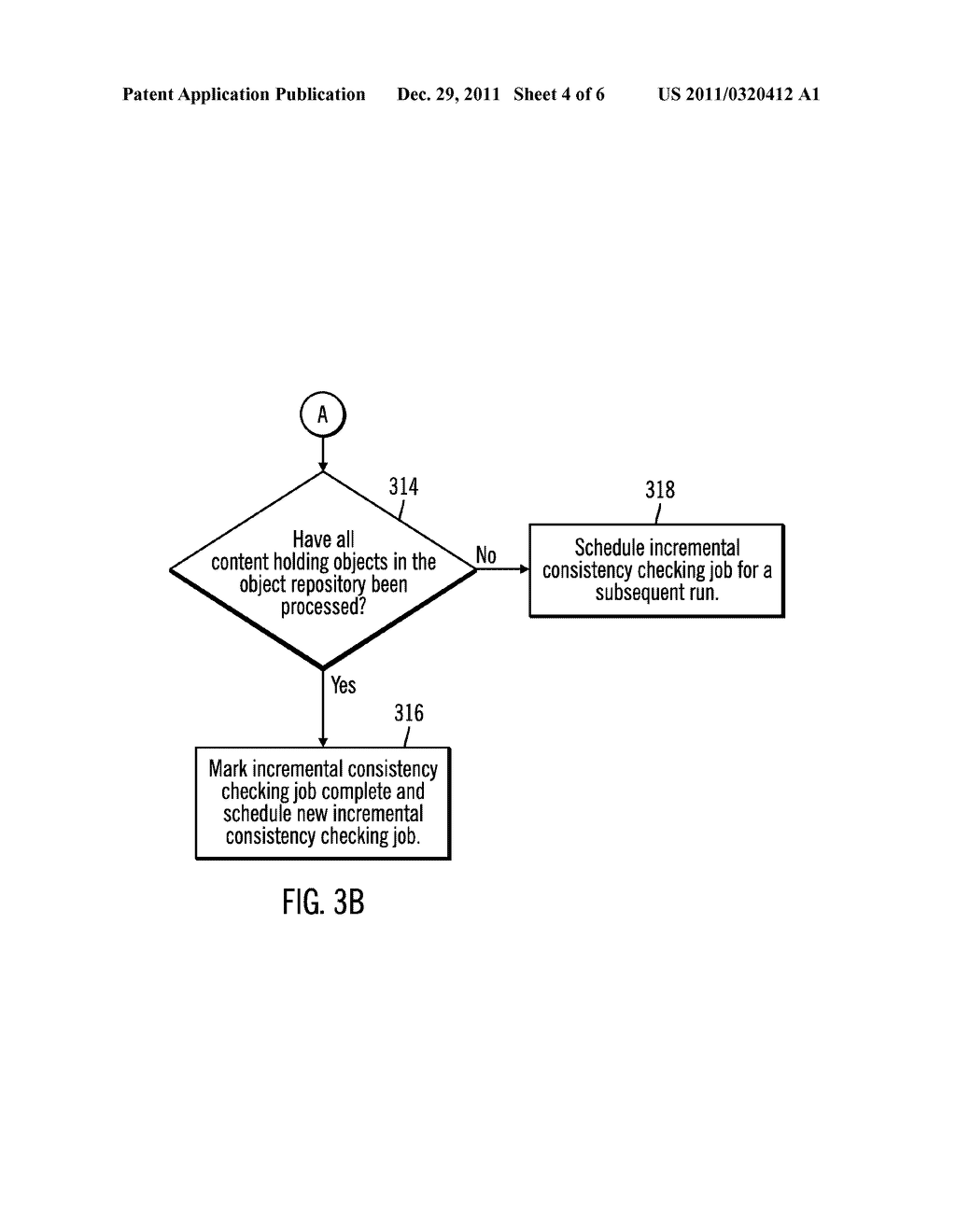 USING REPEATED INCREMENTAL BACKGROUND CONSISTENCY CHECKING TO DETECT     PROBLEMS WITH CONTENT CLOSER IN TIME TO WHEN A FAILURE OCCURS - diagram, schematic, and image 05