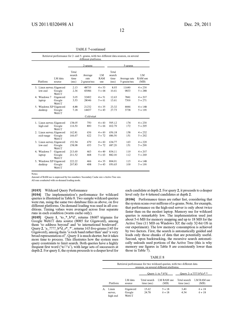 Systems and Methods for Optimizing Very Large N-Gram Collections for Speed     and Memory - diagram, schematic, and image 21