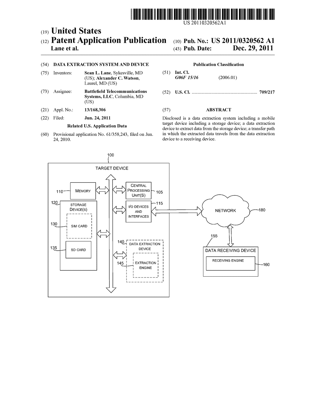 Data Extraction System And Device - diagram, schematic, and image 01