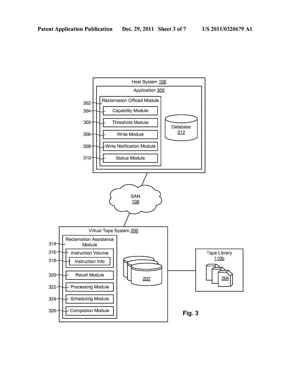 OFFLOADING VOLUME SPACE RECLAMATION OPERATIONS TO VIRTUAL TAPE SYSTEMS - diagram, schematic, and image 04