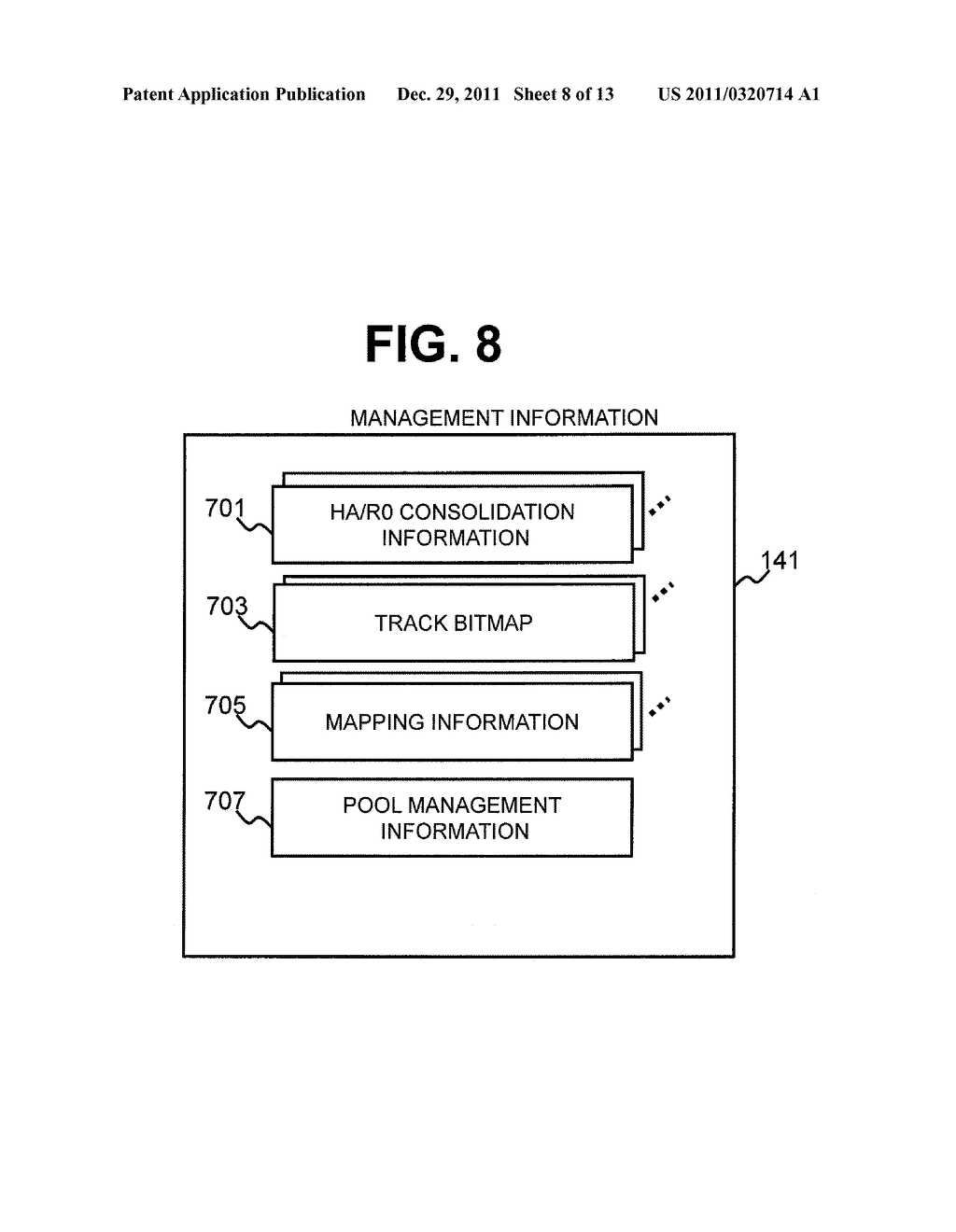 MAINFRAME STORAGE APPARATUS THAT UTILIZES THIN PROVISIONING - diagram, schematic, and image 09