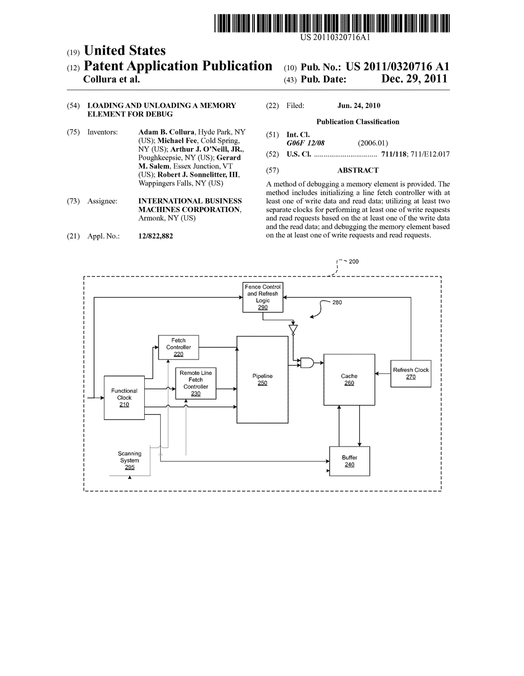 LOADING AND UNLOADING A MEMORY ELEMENT FOR DEBUG - diagram, schematic, and image 01