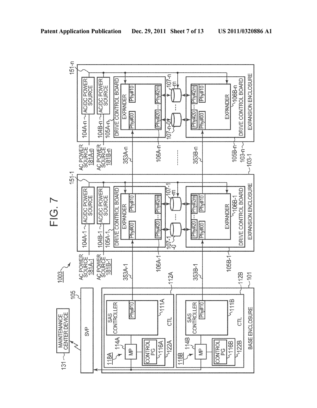 STORAGE SYSTEM THAT FINDS OCCURRENCE OF POWER SOURCE FAILURE - diagram, schematic, and image 08