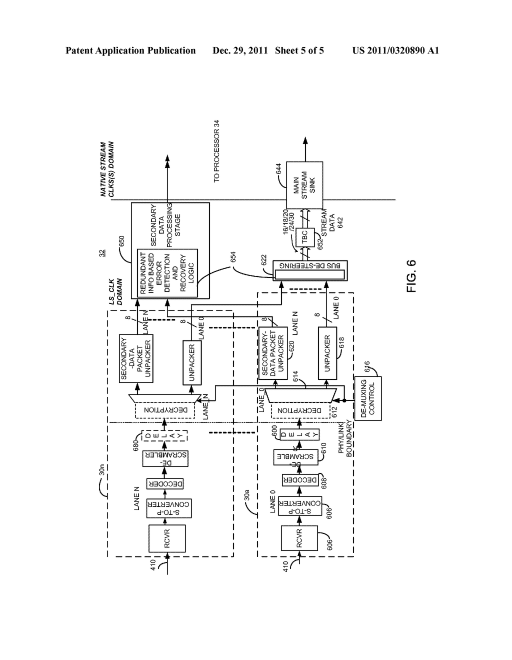 DATA TRANSMISSION APPARATUS WITH INFORMATION SKEW AND REDUNDANT CONTROL     INFORMATION AND METHOD - diagram, schematic, and image 06