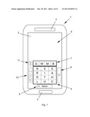 INPUTTING SYMBOLS INTO AN ELECTRONIC DEVICE HAVING A TOUCH-SCREEN diagram and image