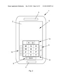 INPUTTING SYMBOLS INTO AN ELECTRONIC DEVICE HAVING A TOUCH-SCREEN diagram and image