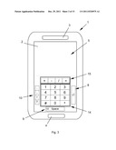 INPUTTING SYMBOLS INTO AN ELECTRONIC DEVICE HAVING A TOUCH-SCREEN diagram and image