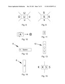 INPUTTING SYMBOLS INTO AN ELECTRONIC DEVICE HAVING A TOUCH-SCREEN diagram and image