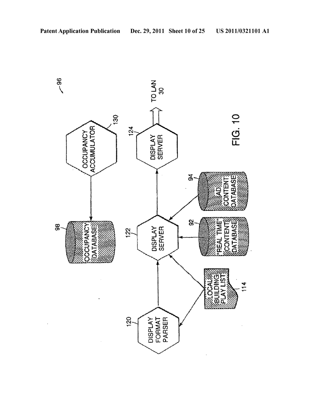 INFORMATION DISTRIBUTION SYSTEM FOR USE IN AN ELEVATOR - diagram, schematic, and image 11