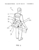 GARMENT ASSEMBLY WITH DEPLOYABLE SEAT diagram and image