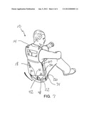 GARMENT ASSEMBLY WITH DEPLOYABLE SEAT diagram and image