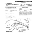 Utilising an airfoil effect for inducing cooling in a baseball cap, A.K.A.      Air Cap  diagram and image