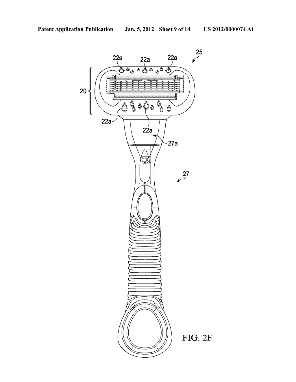 Erodible Label For Razor Cartridge - diagram, schematic, and image 10