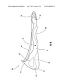 FOOTWEAR HAVING INDEPENDENTLY ARTICUABLE TOE PORTIONS diagram and image