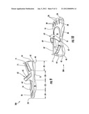 FOOTWEAR HAVING INDEPENDENTLY ARTICUABLE TOE PORTIONS diagram and image