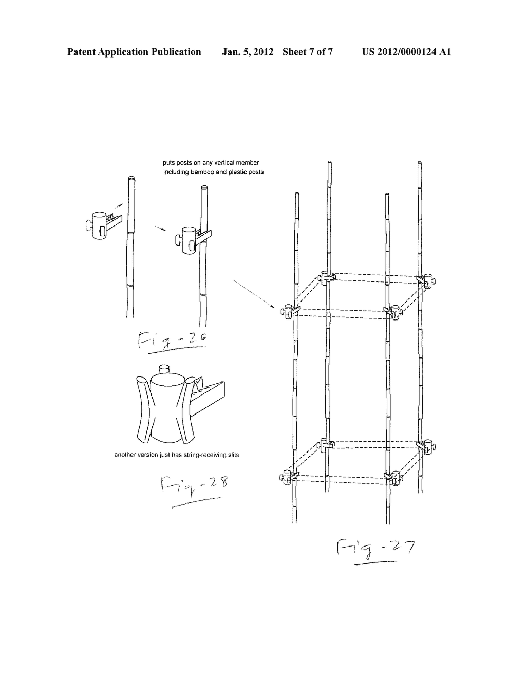 VERSATILE, MODULAR PLANT SUPPORT SYSTEM, KIT AND METHOD - diagram, schematic, and image 08